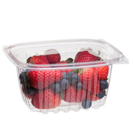 Cornstarch Deli Container with Lid PLA Compostable 470ml (100 Units)