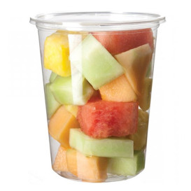 Tarrina Compostable PLA Transparente 940ml (500 Uds)