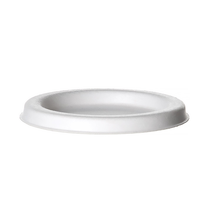 Deckel für Soβenbecher aus Zuckerrohr Bagasse Weiß 60ml (50 Stück)