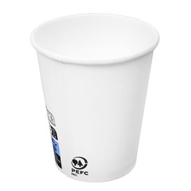 Gobelet Carton Blanc 9Oz/280ml Ø8,0cm (50 Unités)