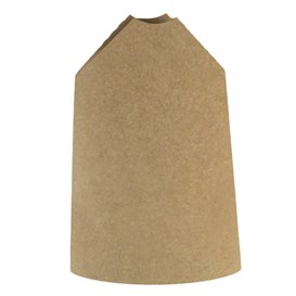 Kelímek Nepromastitelný Karton Kraftový Efekt s Chlopní 14Oz/420ml (50 Kousky)