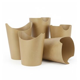 Contenitore Antigrassaggio Effetto Kraft 14Oz/420ml (50 Pezzi)