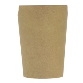 Kelímek Nepromastitelný Karton Kraftový Efekt s Chlopní 14Oz/420ml (1000 Kousky)