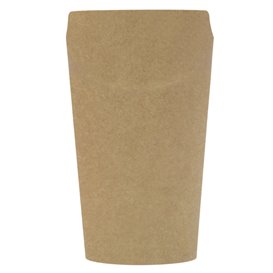 Kelímek Nepromastitelný Karton Kraftový Efekt s Chlopní 16Oz/480ml (50 Kousky)