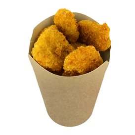 Kelímek Nepromastitelný Karton Kraftový Efekt s Chlopní 16Oz/480ml (1000 Kousky)