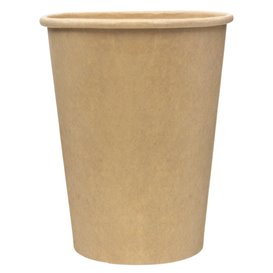 Vaso Cartón 8Oz/240ml Marrón Ø8,0cm (50 Uds)