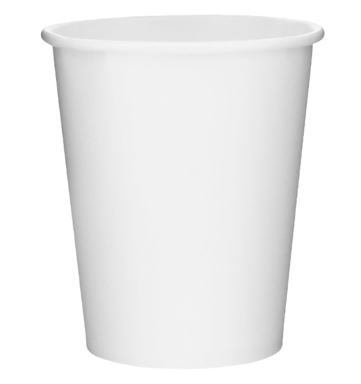 Paper Cup White 6Oz/180ml Ø7,0cm (50 Units)  