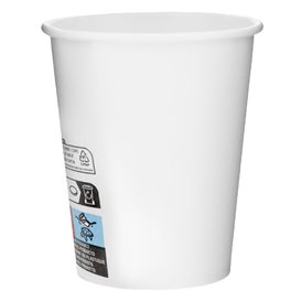 Vaso Cartón 6 Oz/180ml Blanco Ø7,0cm (50 Uds)