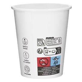 Copos de Cartão 6Oz/180 ml Branco Ø7,0cm (50 Uds)