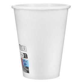 Kartonové Kelímek 12 Oz/360ml Bílý Ø8,9cm (40 Ks)