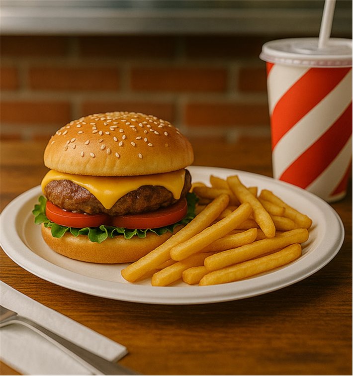 Plato de caña de azúcar