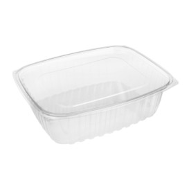 Envase Compostable PLA con Tapa 1420ml (200 Uds)