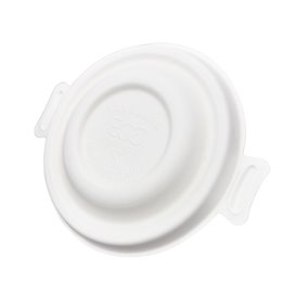 Tapa de Caña de Azúcar Blanco para Bol 175 y 235ml (50 Uds)