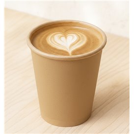 Bicchiere di Carta Kraft-Kraft 7Oz/210ml Ø7cm (50 Pezzi)