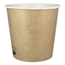 Kbelík z kraftového kartonu s víkem 2550ml Ø17cm (300 Ks)