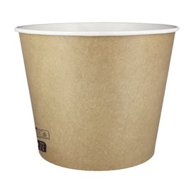 Kbelík z kraftového kartonu s víkem 3990ml Ø21,5cm (200 Ks)