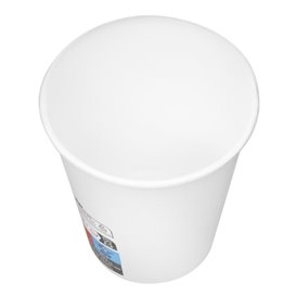 Bicchiere di Carta Bianco 9Oz/280ml Ø8,0cm (50 Pezzi)