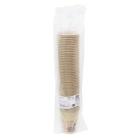 Paper Cup Kraft-Kraft 7Oz/210ml Ø7,0cm (50 Units)