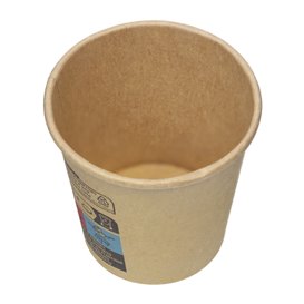 Bicchiere di Carta Kraft-Kraft 4Oz/120ml Ø6,2cm (50 Pezzi)