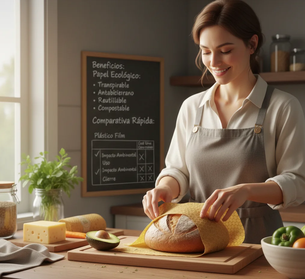 Papel ecológico para alimentos: qué es, características y ventajas