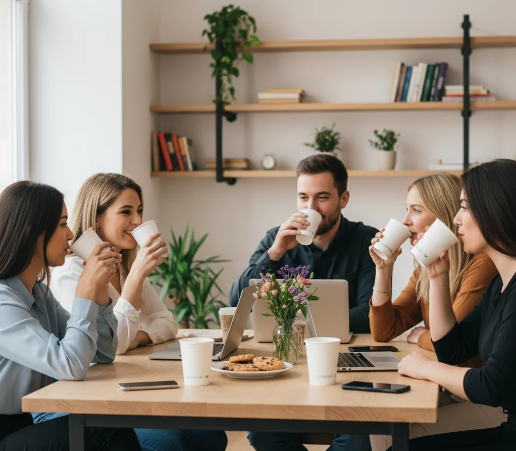 Vasos de cartón ecológicos: producción sostenible y beneficios ambientales
