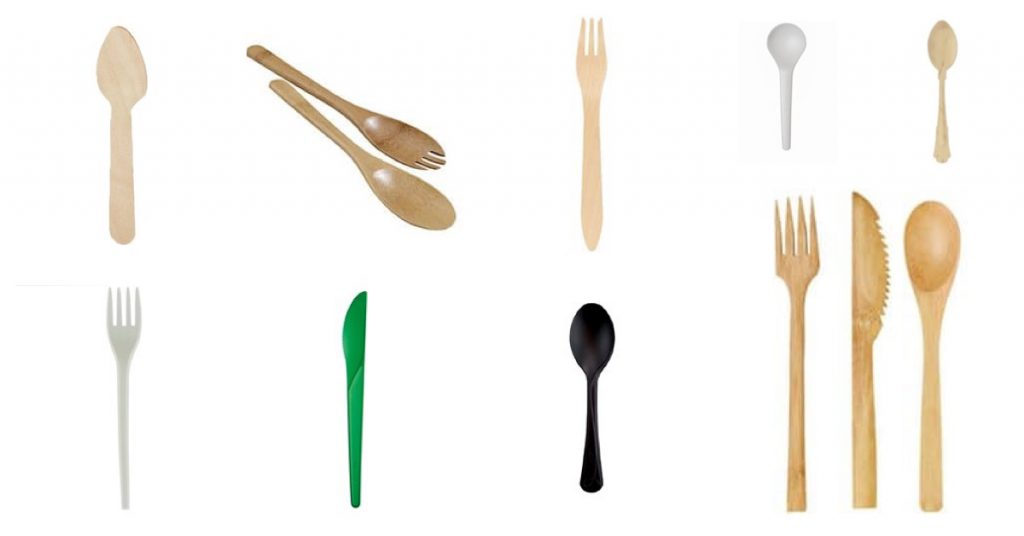 Set Cubiertos Reutilizables Bambu Compostables - Bio Packaging